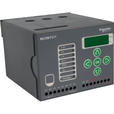 MiCOM P211 relay is designed for motor supervision, protection and control applications.