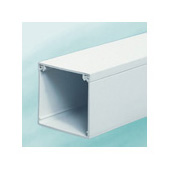 A useful intermediate choice between miniature and heavy duty trunking, Available in 50 x 50mm and 50 x 30mm