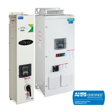 S-Flex 212 Drive Schneider Electric The AHRI Certified™ S-Flex delivers best in class efficiency when controlling pumps, fans and scroll compressors in HVAC applications, and is the most compact unit in its class.