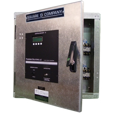Lighting Manager Square D Provides completely automatic lighting controls in a single integrated, space saving system.