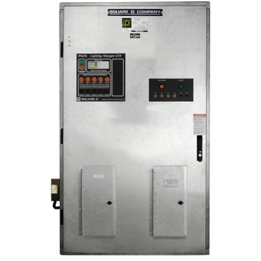 On-Site Manager Square D Circuit breaker panelboard and fueling and lighting controls integrated into a single enclosure.