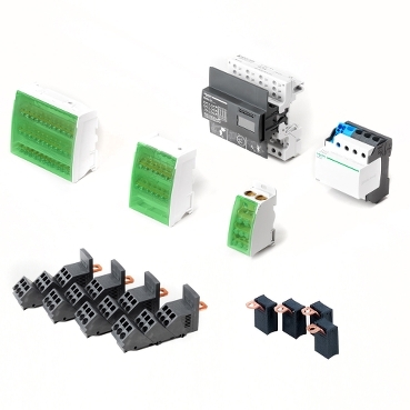 A complete range of distribution blocks to easily distribute electrical power within your panel