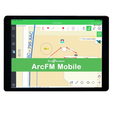 EcoStruxure™ ArcFM Mobile Schneider Electric Optimise l’efficacité et la précision des travaux sur le terrain