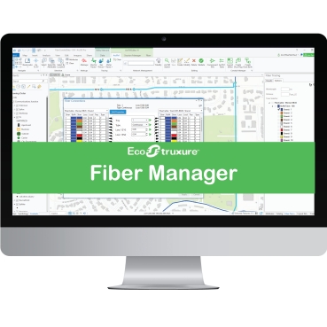 EcoStruxure™ ArcFM Fiber Manager Schneider Electric Fiber optic network management software