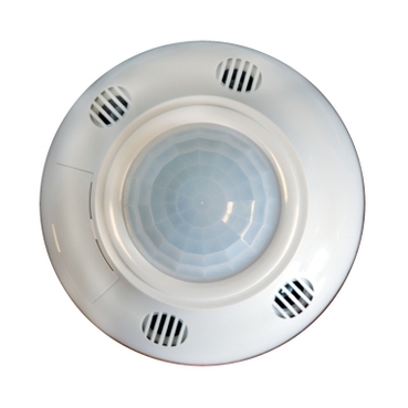 The Ceiling Mounted Dual Technology Occupancy Sensor employs both passive infrared (PIR) and ultrasonic technology to accurately detect occupancy and automatically turn on lighting.