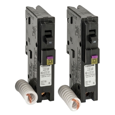 Homeline雙功能CAFI斷路器 Schneider Electric Homeline Dual Function CAFI Circuit Breakers