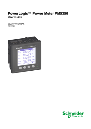 PowerLogic™ Power Meter PM5350 User Guide