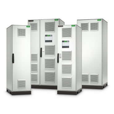 Gutor PXC Schneider Electric 10-100 kVA high performance, compact, pre- engineered 3 phase UPS for light and heavy industrial applications.