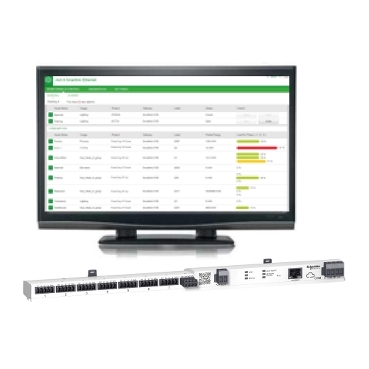 Monitor and control your business electrical equipment via your supervision system