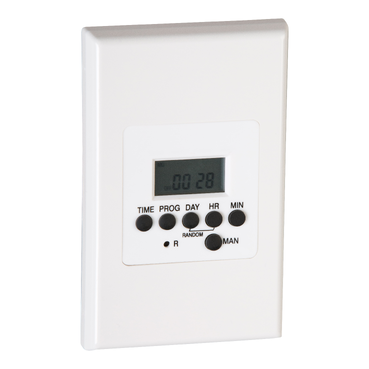 600 Series, Electronic Timer Switch, 15A 7 Days/24 Hr Timing, White