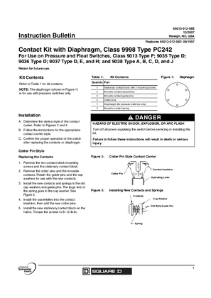 Contact Kit with Diaphragm