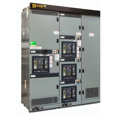 Power-Zone 4 Front Accessible Square D Low Voltage Drawout Switchgear in 42-inch deep sections