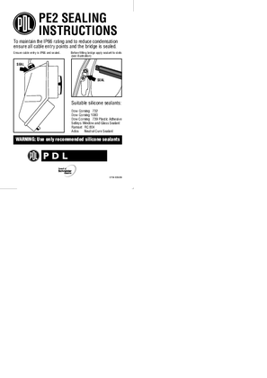 56 Series- Pendant Enclosure-Instruction Sheet (EN)