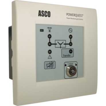 Indicador remoto monocanal 5310 de ASCO ASCO Power Technologies Control remoto de interfaz de interruptor de transferencia de un solo interruptor