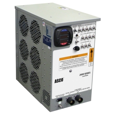 ASCO 2600 Load Bank ASCO Power Technologies Portable, Resistive, Suitcase | 25-75kW Single PH; 55-75kW 3 PH | 120/240 or 240V Single PH; 208 or 240/480V 3 PH