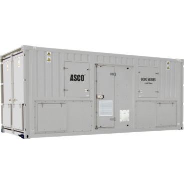 Centro de carga ASCO 8400 ASCO Power Technologies Construcción en contenedor ISO de 20 pies | Carga reactiva resistiva | 3750-6250 kVA a 0.8 pf| 380-690 V | 50/60 Hz
