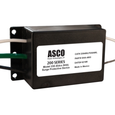 ASCO Model 235 (Edco SHA) Surge Protective Device Square D Single Phase 2W+G | 52kA