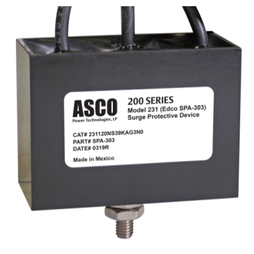 ASCO Model 231 (Edco SPA-303) Surge Protective Device ASCO Power Technologies 120 VAC | 39 kA