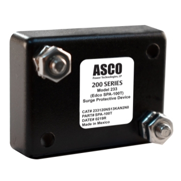 ASCO Model 233 Surge Protective Device Square D 120VAC | 40kA and 13kA/Mode/Phase/Total (8 x 20μs)