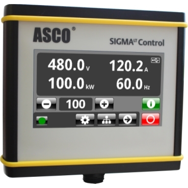 Sigma LT ASCO Power Technologies Available with local Digital Toggles and a Hand-held for networking capabilities.