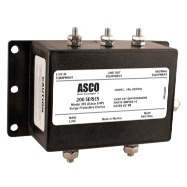 ASCO Model 251 (Edco SHP Series) Surge Protective Device ASCO Power Technologies 120 or 240 VAC | 58.5 kA
