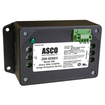 Asco Model 256 Edco Sha 1235fs Surge Protective Device Asco Power Technologies