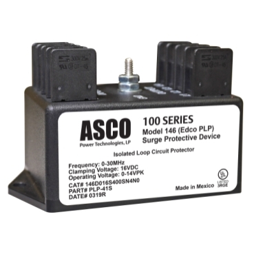 ASCO Model 146 (Edco PLP-S) Surge Protective Device Square D 5, 14, 30, 60, 140, 200 VDC | 0.4kA