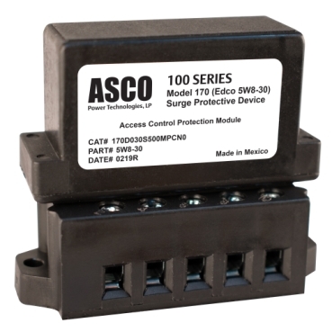 ASCO Model 170 (Edco 5W8-30) Surge Protective Device ASCO Power Technologies Low Voltage DC | 500 A (Power) and 125 A (Data)