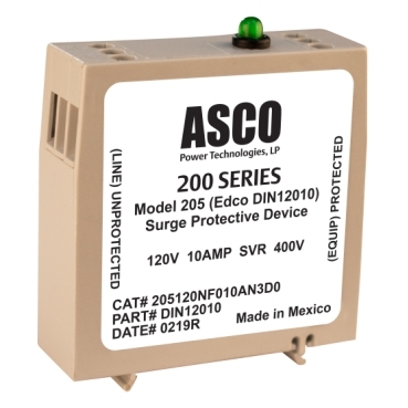 ASCO Model 205 (Edco DRS) Surge Protective Device Square D 120VAC | 20kA/Phase