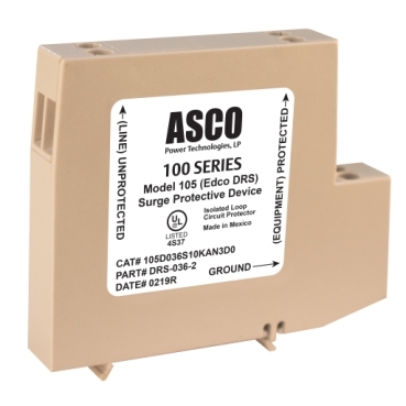 ASCO Model 105 (Edco DRS) Surge Protective Device Square D 6, 12, 24, 30, 35VDC | 10kA