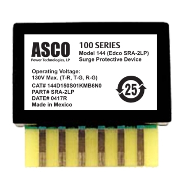 ASCO Model 144 (Edco SRA-2LP) Surge Protective Device ASCO Power Technologies 75 VDC | 250 A