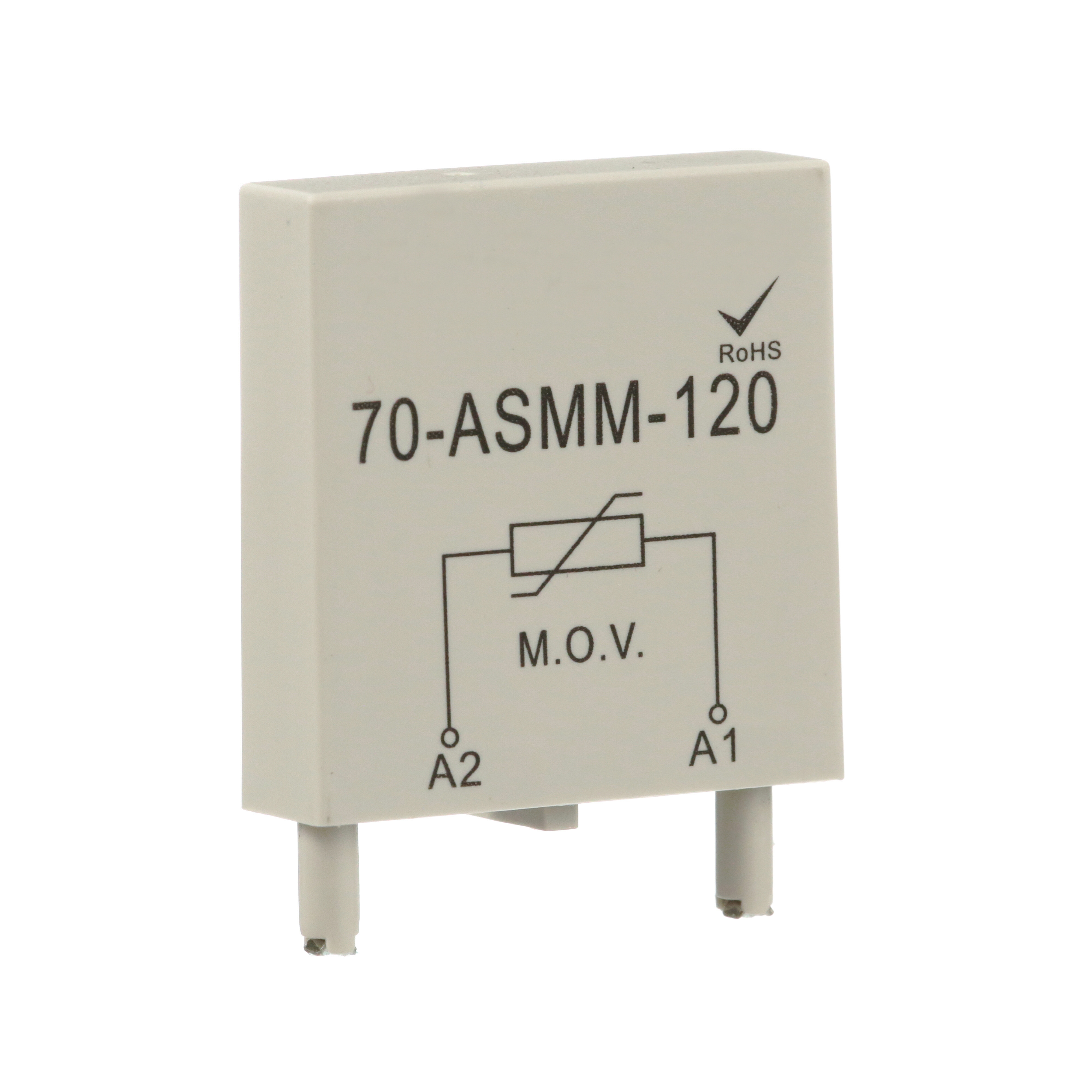 Protection module with MOV suppressor, SE Relays, for 725 power relays, 120V AC/V DC