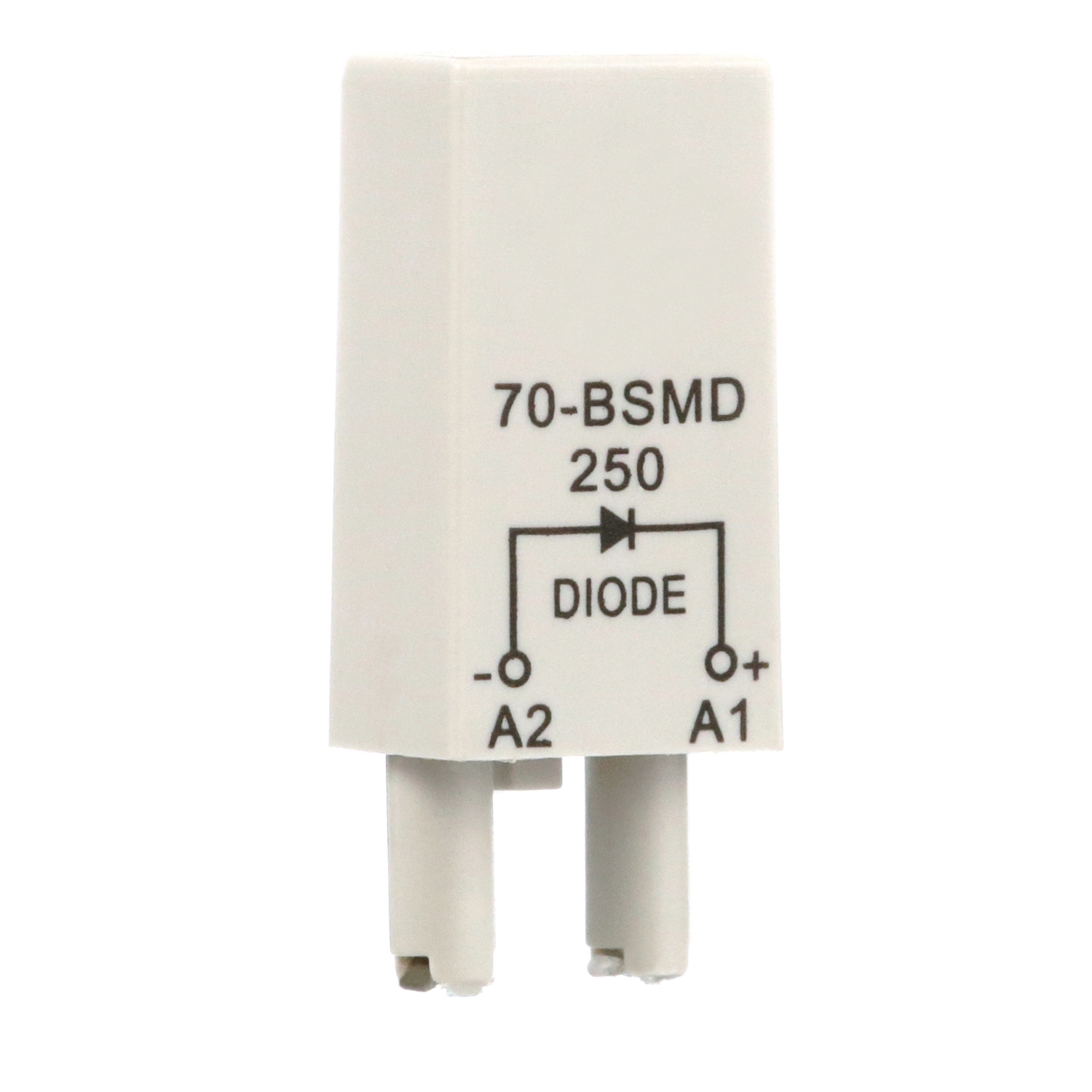 Protection module with diode, SE Relays, for 782H hermetically sealed relays, 6/250V DC