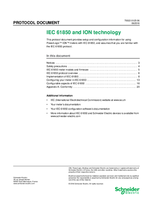 IEC 61850 and ION technology - EN