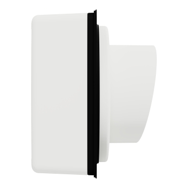Exhaust fan, Airflow, wall, 150mm blade dia, auto louvre, white-Right View
