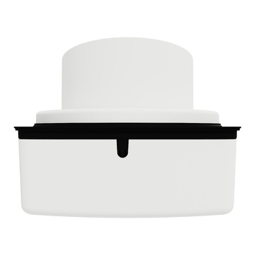 Exhaust fan, Airflow, wall, 150mm blade dia, auto louvre, white-Top View