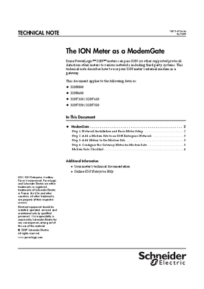 The ION Meter as a ModemGate - EN