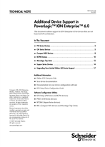 Additional Device Support in PowerLogic ION Enterprise 6.0 - EN