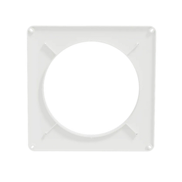 Wallplate, Airflow, for 6100 and 7100 fans, white-Top View