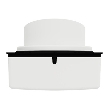 Exhaust fan, Airflow, wall, 200mm blade dia, pull cord louvre, white-Top View