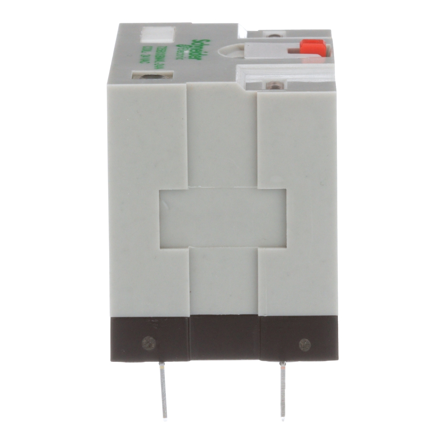 725BXXBM4L24A Power relay, SE Relays, 25A, 2NO, 24VAC, LED, flag indicator, locking push