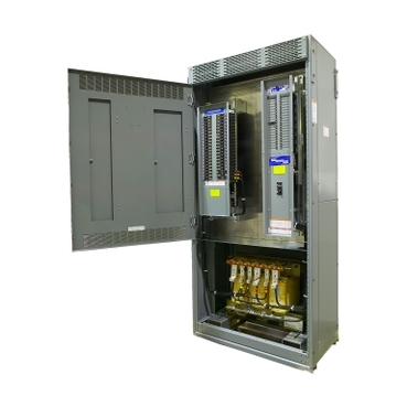 Integrated Power Center 2 Square D Free-standing front and rear aligned integrated equipment that reduces footprint and lowers on-site installation costs.