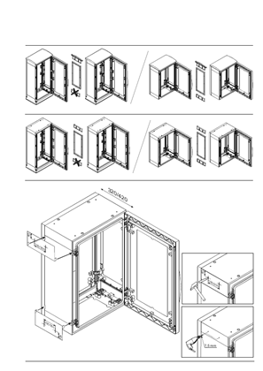 PanelSeT PLA - Additional aesthetic trim coupling kit for PLA or PLAZ w/o canopy - Instruction sheet