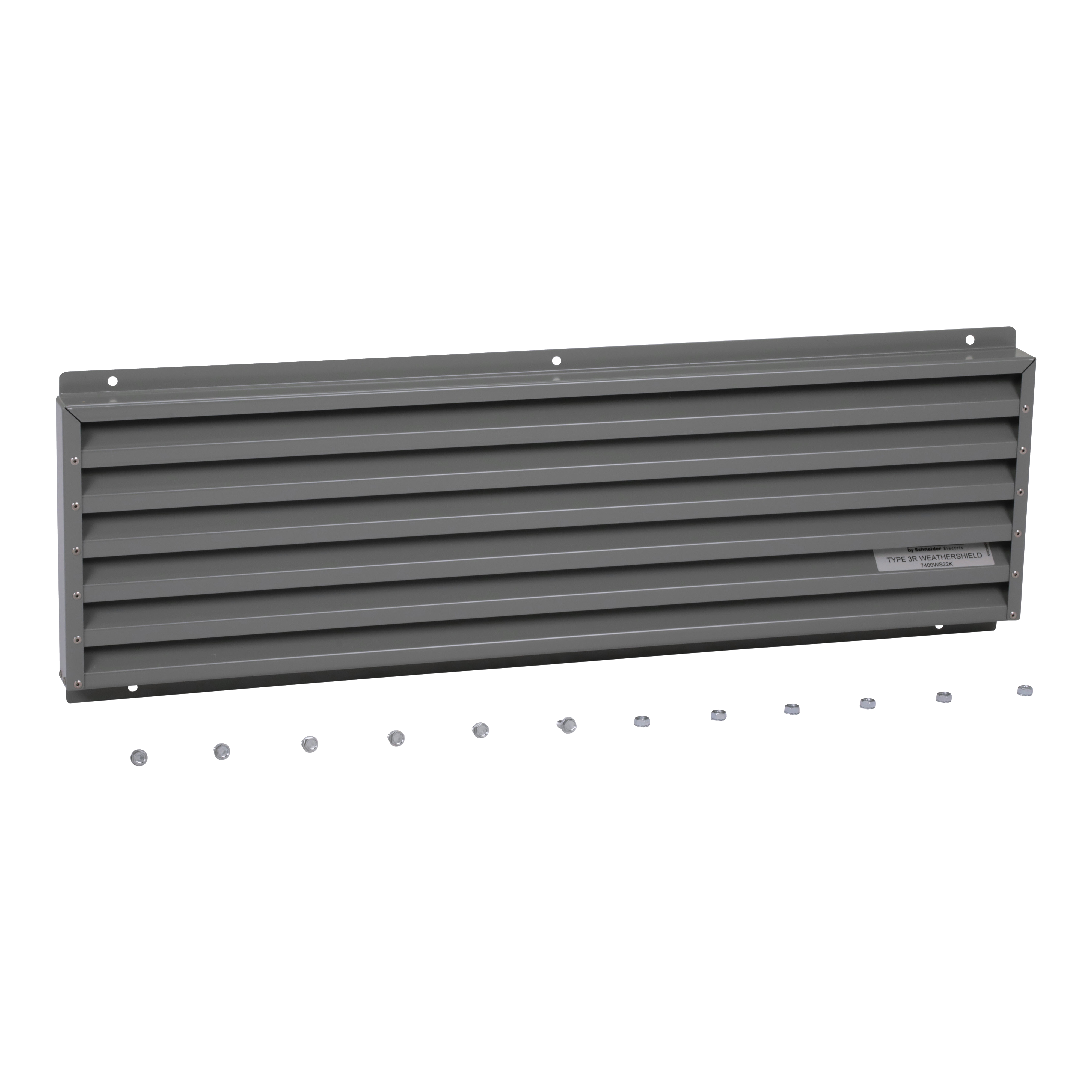 Low voltage transformer enclosure accessory, weathershield kit, box 22M