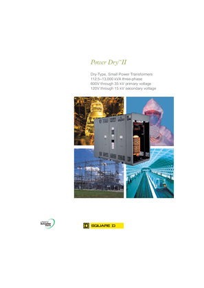Square D Power Dry II Transformers Brochure