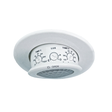 Motion Sensor, Infrascan PIR Sensor, 360 Degree, Flush Ceiling Mount,  Gimble, Single Output - Clipsal