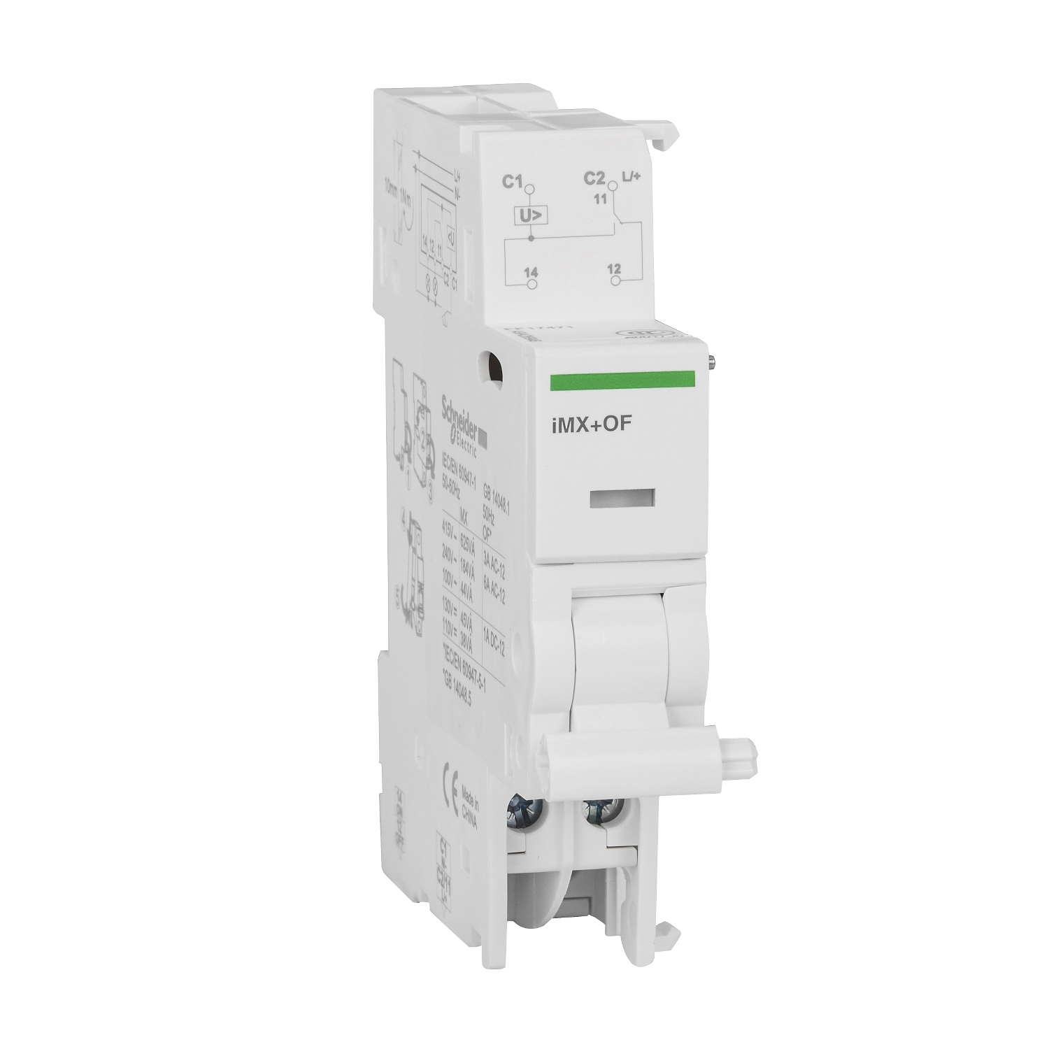 A9a26946 Shunt Trip Release With Oc Contact Acti9 Imx Of Voltage Release 100 415 Vac Schneider Electric Global