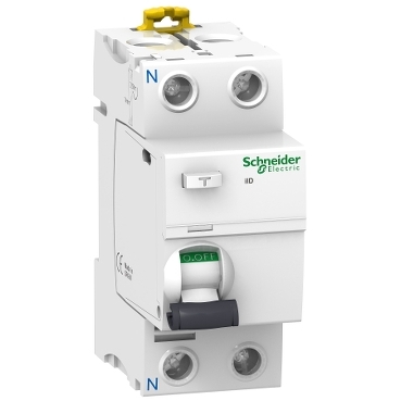 iID RCCB Schneider Electric Discover Act 9 iID DIN rail Residual Current Circuit-Breaker (RCCB) up to 100 A