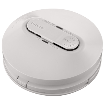 Clipsal - Smoke Alarms, Photoelectric Smoke Alarm, Surface Mount, 220-240 V A.c. Mains Power, Rechargeable Lithium Battery Backup
