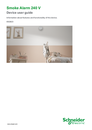 Smoke Alarm 240 V - Device user guide
